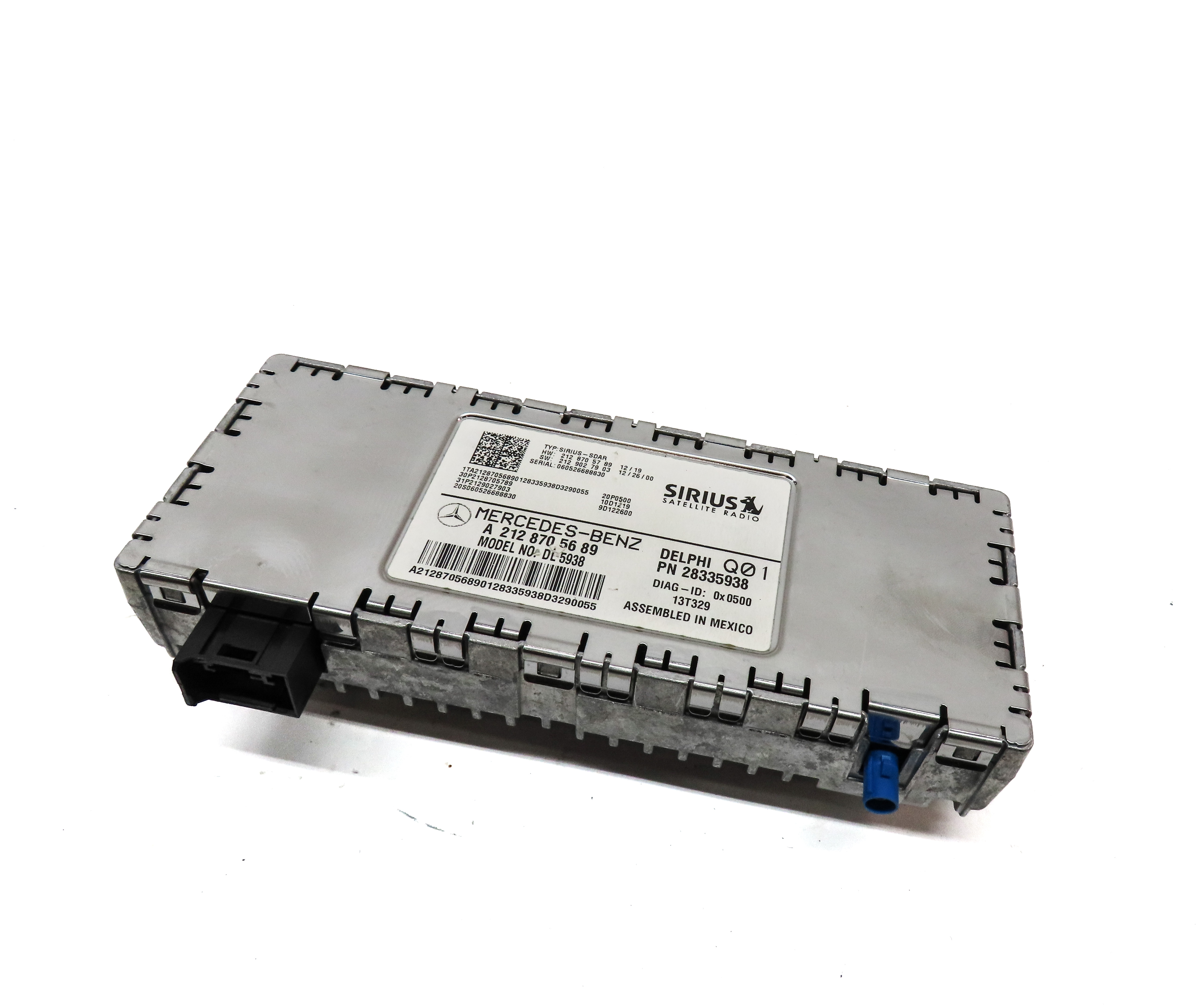 2014 MERCEDES E350 COUPE (C207) SIRIUS SATELLITE RADIO RECEIVER MODULE — exact item pictured